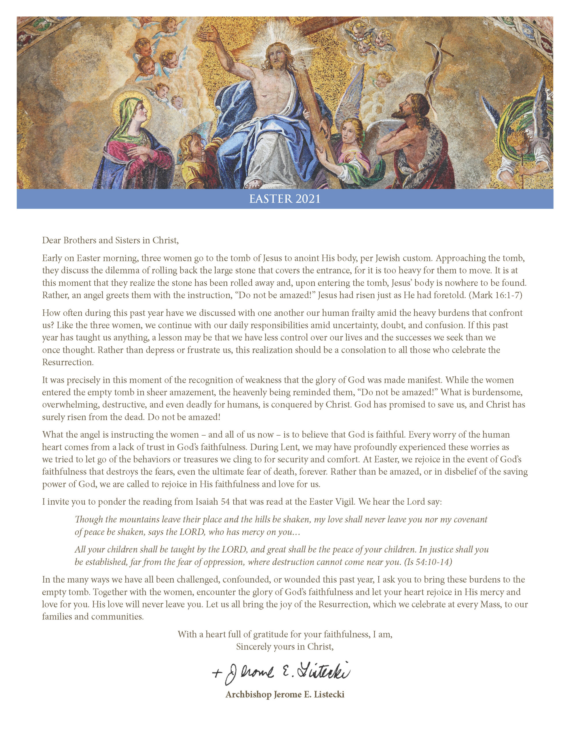 Mass Schedule St. Anthony & St. Hyacinth Catholic Parishes